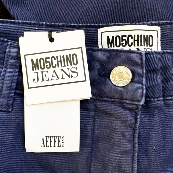 NWT Moschino Navy Blue Cargo Jeans - Picture 3 of 16